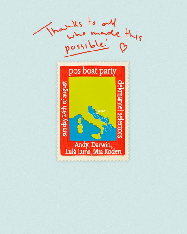 pos boat | dekmantel selectors